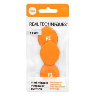 Real Techniques Mini Miracle Concealer Puff Trio esponja de maquillaje
