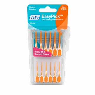 TePe EasyPick palillos interdentales 36 pcs XS/S