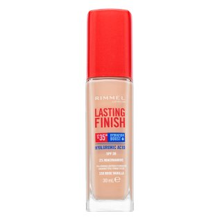 Rimmel London Lasting Finish 35HR SPF20 Full Coverage Lightweight Foundation maquillaje de larga duración para unificar el tono de la piel 150 30 ml