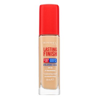 Rimmel London Lasting Finish 35HR SPF20 Full Coverage Lightweight Foundation maquillaje de larga duración para unificar el tono de la piel 210 30 ml