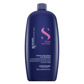 Alfaparf Milano Semi Di Lino Blonde Intense Anti-Yellow Low Shampoo Champú Neutralizante Para Cabello Rubio 1000 Ml-image