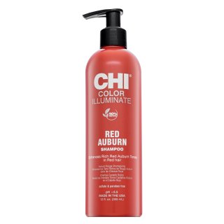 Chi Color Illuminate Red Auburn Shampoo Champú Aclarante Para Revivir Tonos Rojos 355 Ml-image