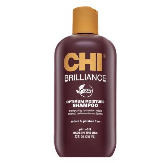 Chi Deep Brilliance Olive & Monoi Optimum Moisture Shampoo Champú Para Hidratar El Cabello 355 Ml-image