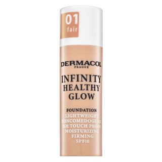 Dermacol Infinity Healthy Glow Foundation Maquillaje Para Iluminar La Piel 01 Fair 20 G-image