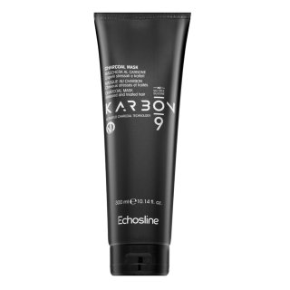 Echosline Karbon 9 Charcoal Mask Mascarilla para cabello teñido, aclarado y tratado químicamente 300 ml
