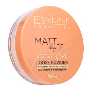 Eveline Matt My Day Peach Loose Powder Silky Smooth & Matttifing Polvo 6 g