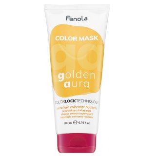 Fanola Color Mask mascarilla nutritiva con pigmentos de color Para refrescar tu color Golden Aura 200 ml