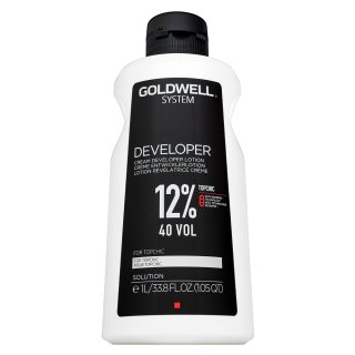 Goldwell System Cream Developer Lotion desarrollo de emulsión Para todo tipo de cabello 12% 40 Vol. 1000 ml