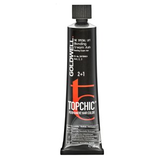 Goldwell Topchic Hair Color color de cabello permanente profesional Para todo tipo de cabello Blonding Cream - Ash 60 g