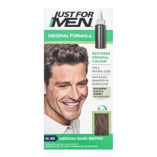 Just For Men Shampoo-in Haircolour champú colorante Para hombres H40 Medium Dark Brown 66 ml