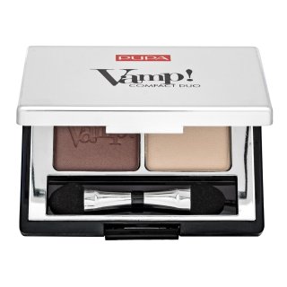 Pupa Vamp! Compact Duo Eyeshadow 006 Brown Vanilla paleta de sombras de ojos 2,2 g