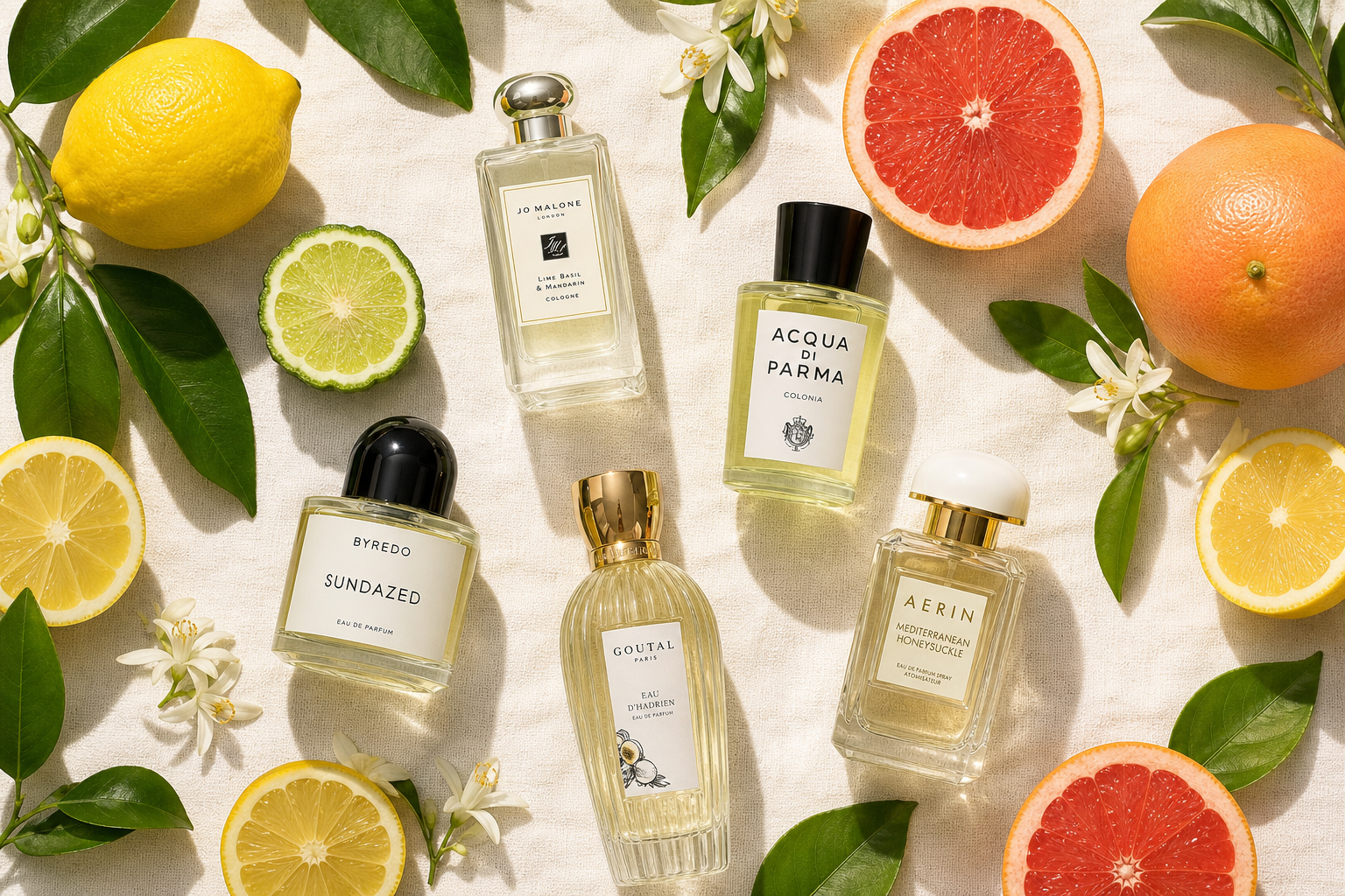 Perfumes cítricos para el verano 2026: fragancias frescas para mujeres y hombres