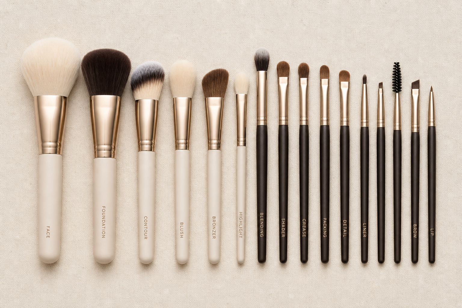 Brochas de maquillaje de la A a la Z: selección, tipos y cuidado