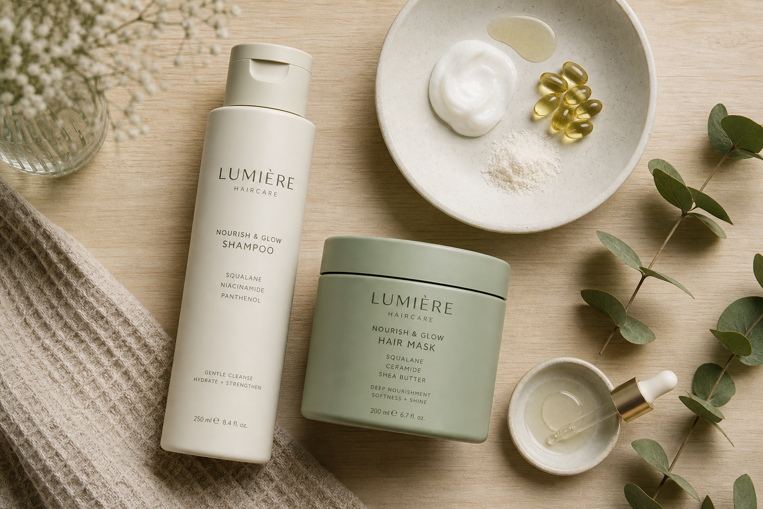 Cómo elegir champú y mascarilla con ingredientes de skincare según el tipo de cabello