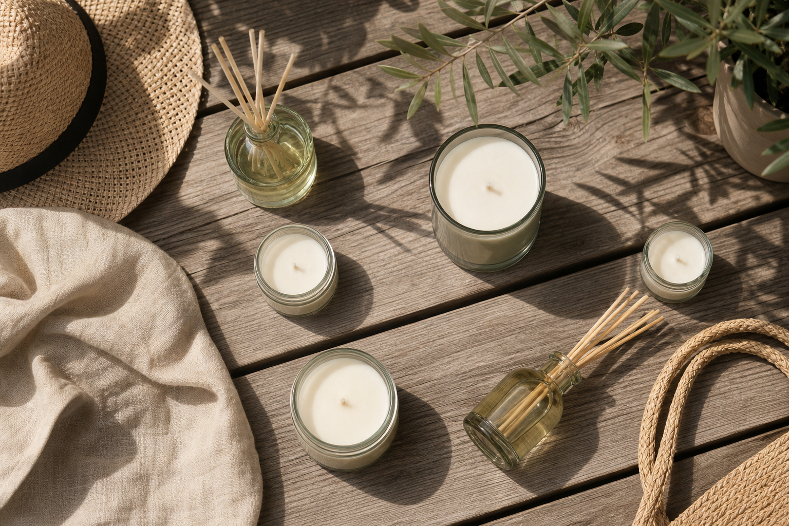 Fragancias para el hogar en verano: selección para la terraza, el dormitorio y el baño