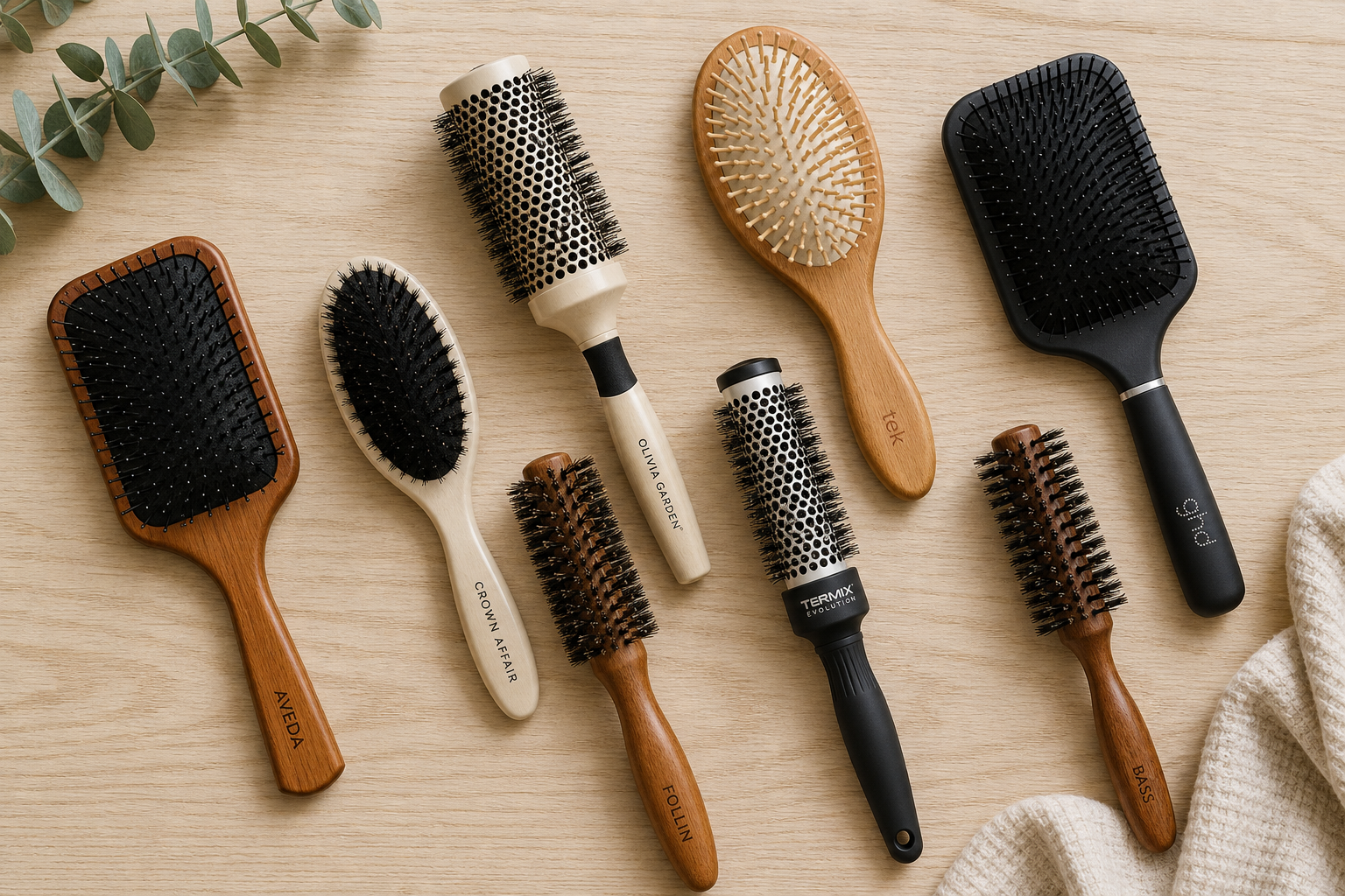 Cómo elegir un cepillo para el cabello según el tipo de cabello