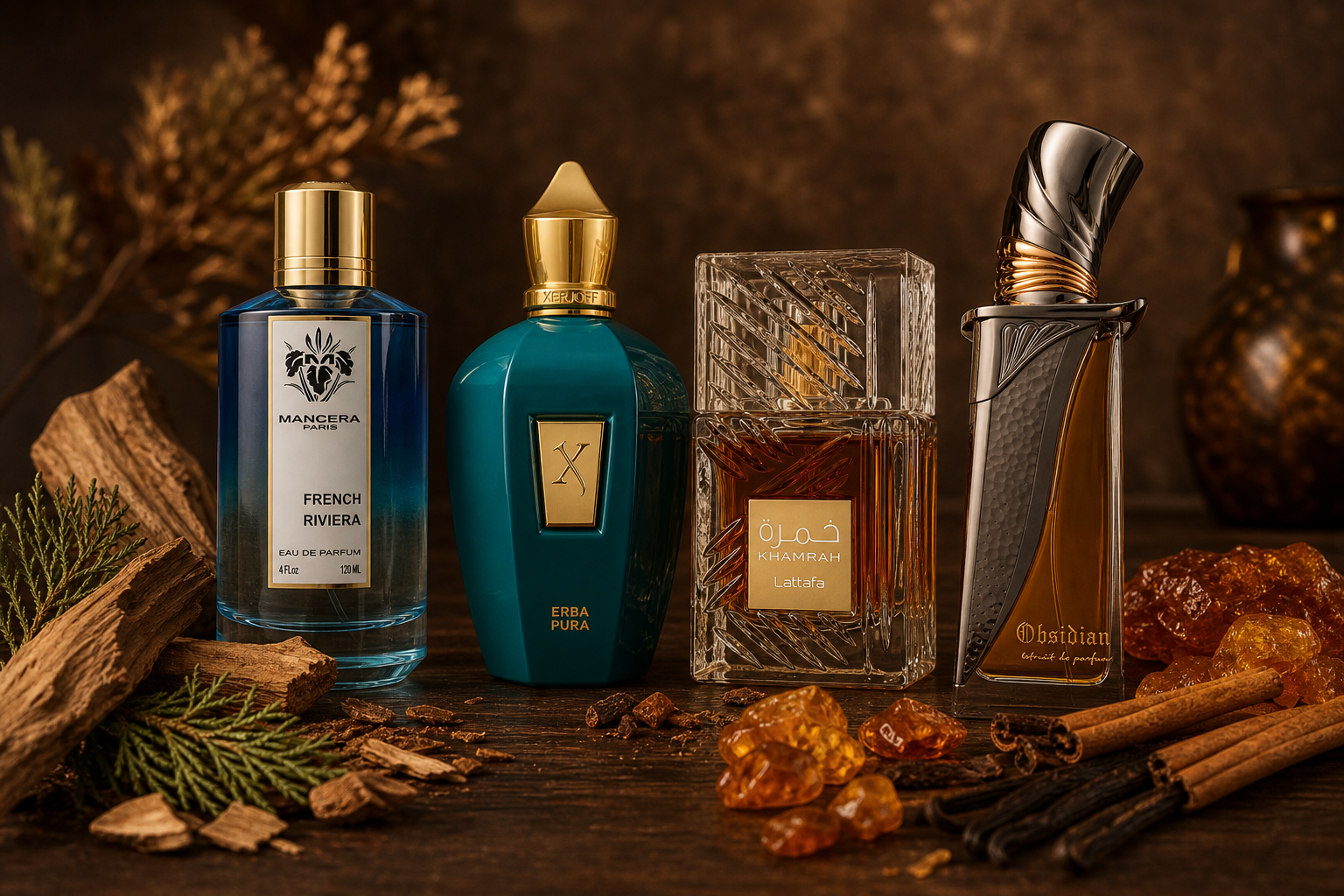 Perfumes niche para el otoño: composiciones amaderadas y orientales